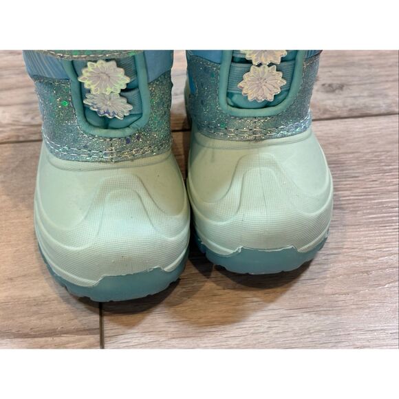 Disney Frozen toddler girls' winter light up snow boots size 6 - Picture 4 of 12